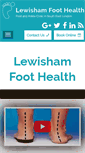 Mobile Screenshot of lewishamfoothealth.com